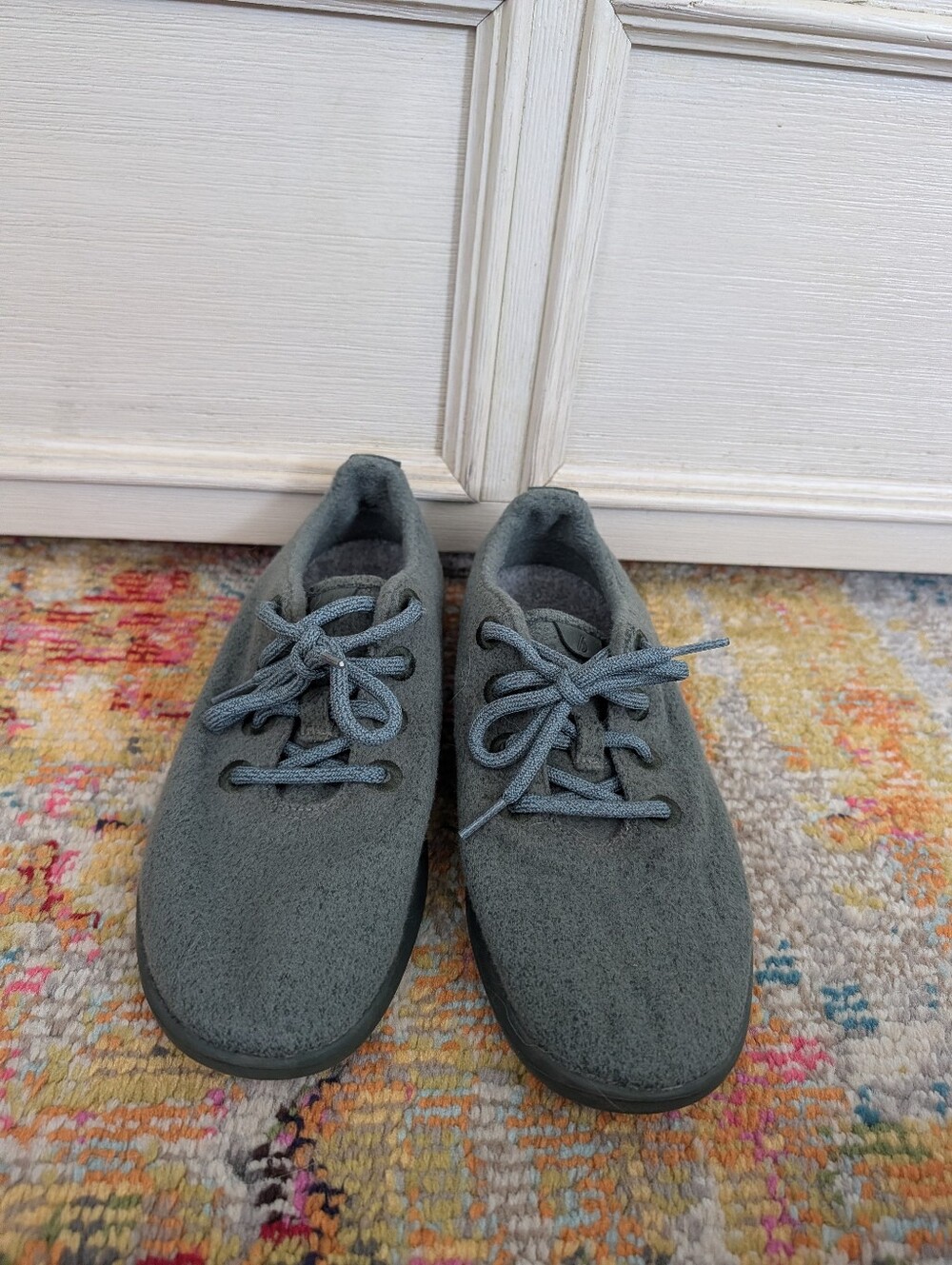 Allbirds Green and Gray Athletic Shoes Sleek Design